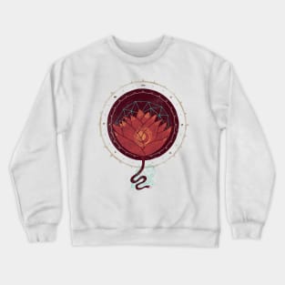 Red Lotus Crewneck Sweatshirt